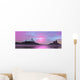 Twilight Ocean Landscape Illustration Wall Decal
