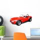 Shot Classic Red Sport Wall Decal
