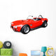 Shot Classic Red Sport Wall Decal