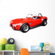 Shot Classic Red Sport Wall Decal