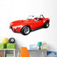 Shot Classic Red Sport Wall Decal