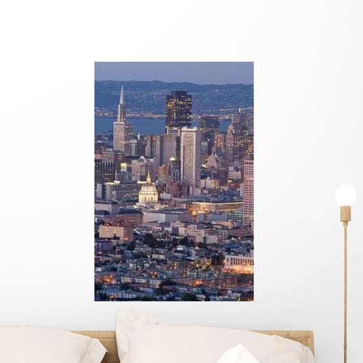 Financial District Up Wall Decal