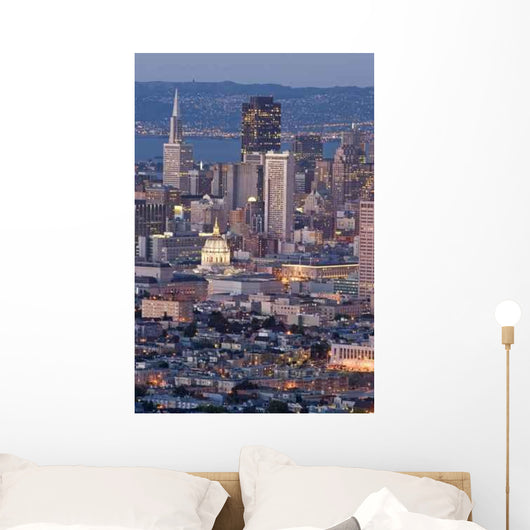 Financial District Up Wall Decal