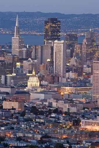 Financial District Up Wall Decal