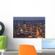 Financial District Lights Dusk Wall Decal