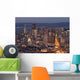 Financial District Lights Dusk Wall Decal