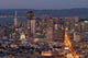 Financial District Lights Dusk Wall Decal