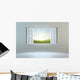 Open Window Leading To Hills Wall Decal
