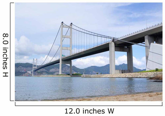 Tsing Ma Bridge Day Wall Decal