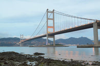 Tsing Ma Bridge Evening Wall Decal