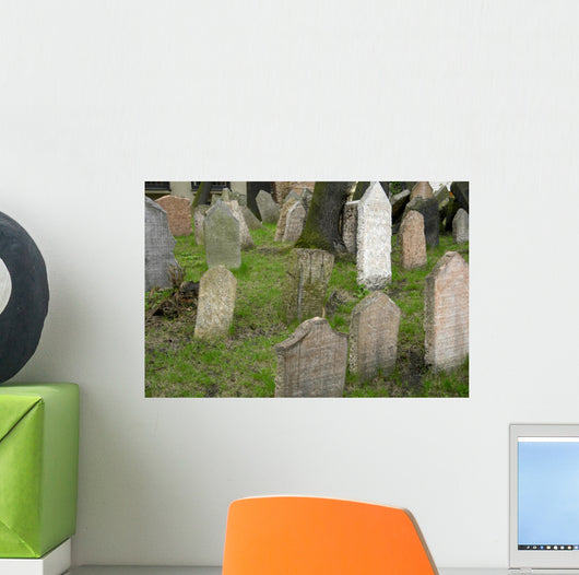 Old Jewish Cemetery Prague Wall Decal
