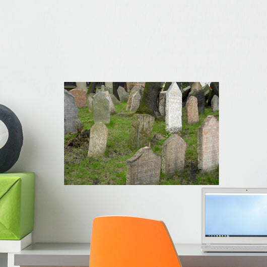 Old Jewish Cemetery Prague Wall Decal