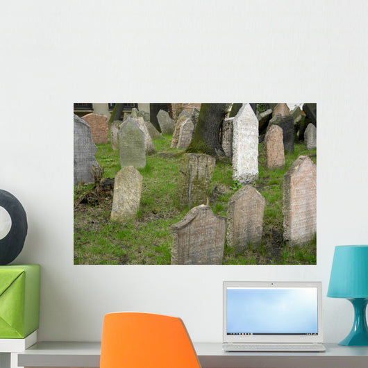 Old Jewish Cemetery Prague Wall Decal