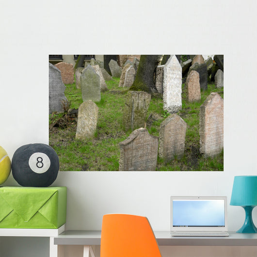 Old Jewish Cemetery Prague Wall Decal