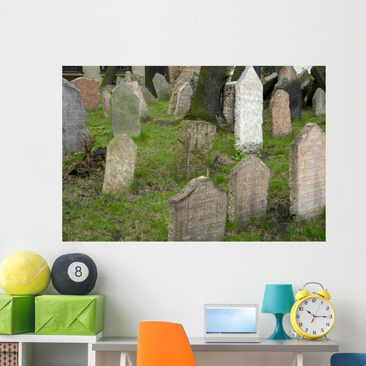 Old Jewish Cemetery Prague Wall Decal