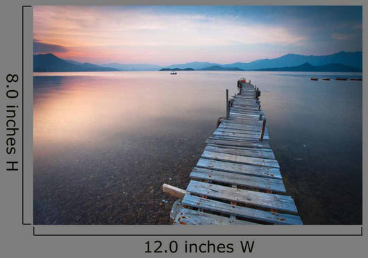 Pier And Boat Wall Decal