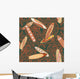 Tribal Surfboards Seamless Pattern Wall Decal