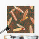 Tribal Surfboards Seamless Pattern Wall Decal