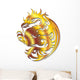 Drago Doro Simbolo-Golden Dragon Wall Decal
