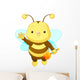 Cute Baby Bee Wall Decal