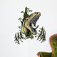 Ripping Raptor Dinosaur Wall Decal