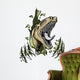 Ripping Raptor Dinosaur Wall Decal