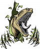 Ripping Raptor Dinosaur Wall Decal