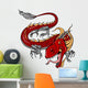Red Chinese Dragon Wall Decal