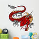 Red Chinese Dragon Wall Decal