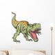 Roaring Cartoon Tyrannosaurus Wall Decal