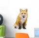 Red Fox Sitting Wall Decal