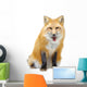 Red Fox Sitting Wall Decal