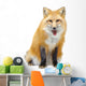 Red Fox Sitting Wall Decal