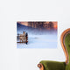 White Horse Snow Wall Decal