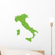Mappa Italia Wall Decal