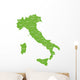 Mappa Italia Wall Decal
