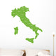 Mappa Italia Wall Decal