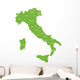Mappa Italia Wall Decal