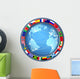 World Internet Connections Wall Decal