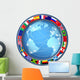 World Internet Connections Wall Decal