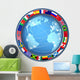 World Internet Connections Wall Decal