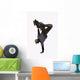 Inverted Skateboarder Wall Decal