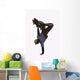 Inverted Skateboarder Wall Decal