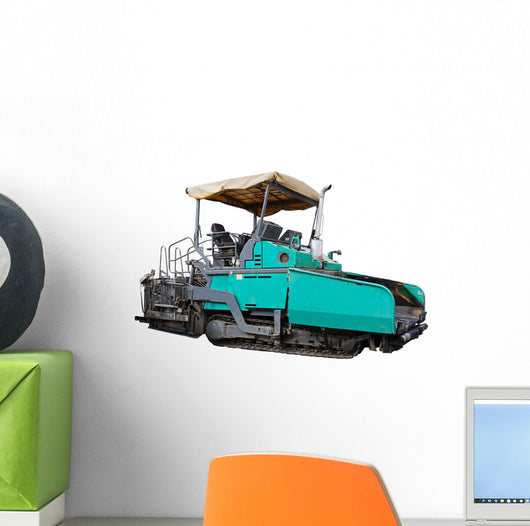 Asphalt Spreading Machine Wall Decal