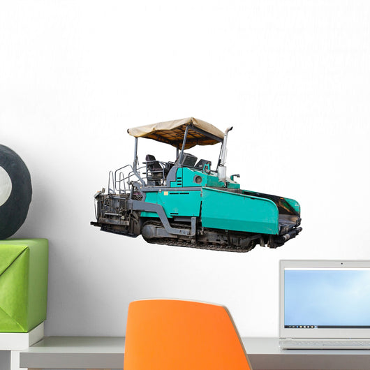 Asphalt Spreading Machine Wall Decal