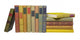 Books Row Blank Labels Wall Decal