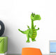 Green Dino Dragon Baby Wall Decal