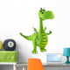 Green Dino Dragon Baby Wall Decal