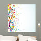 Abstract With Colorful Tunes Wall Decal