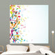Abstract With Colorful Tunes Wall Decal